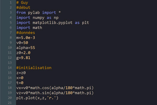 programme python