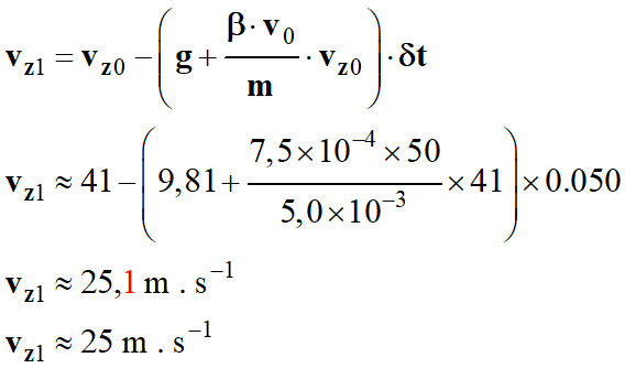 vz1=25 m / s