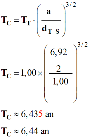 TC = 6,44 an