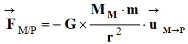 force de gravitation