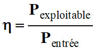 rendement d'un convertisseur