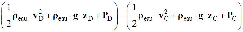 relation de Bernoulli