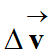 vecteur variation de vitesse