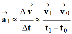 vecteur acclrartion a1