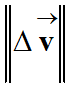 norme du vecteur vitesse