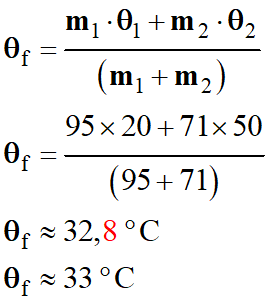 Tf = 33  C