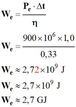 We = 2,7 GJ