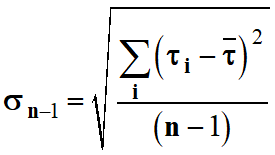 écart-type standard