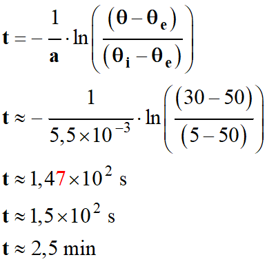 tau = 2,5 min