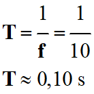 T = 0,10 s
