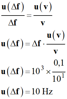 u (dcalage Doppler) = 10 Hz