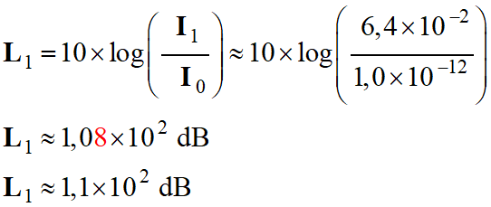 L1 = 110 dB