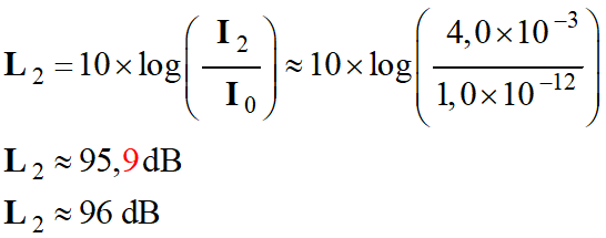 L2 = 96 dB