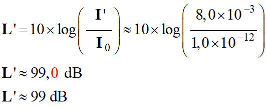 L' = 99 dB