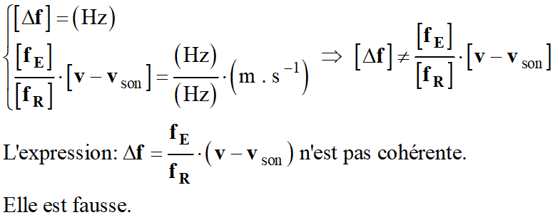 relation fausse