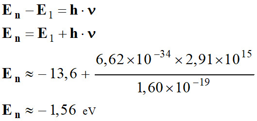 E n = - 1,56 eV