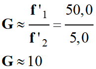 G = 10