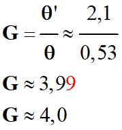 G = 4,0