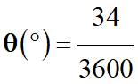 tta = 34 / 3600