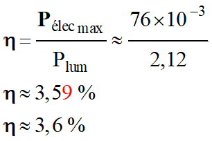 rendement : 3,6 %