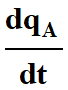 dqA /dt