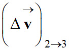 vecteur variation du vecteur vitesse
