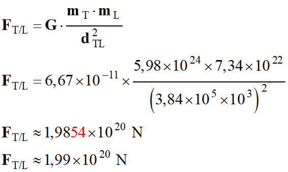 F TL = 1,99 E20 N