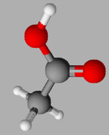acide thanoque 3D