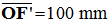 mes(OF') = 100 mm