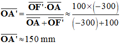 mes (OA') = 150 mm