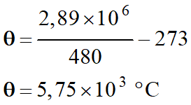 temprature : 5,75 E3  C