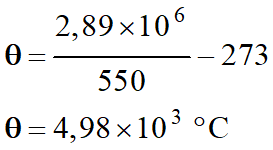 temprature : 4,98 E3  C