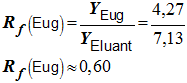 R f (Eug) = 0,60