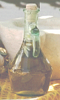 flacon d'huile d'olive