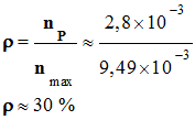 ro = 30 %