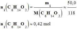 n = 0,42 mol