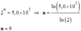 n = 9