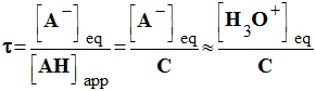 taux d'avancement