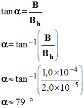 angle alpha = 79 °