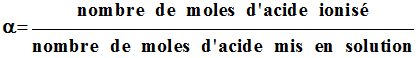 coefficient d'ionisation