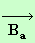 vecteur Ba