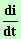 di / dt