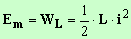 W L = 1/2 L . i