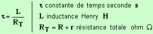 constante de temps