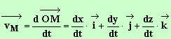 vecteur v M