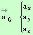 vecteur a G