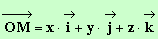 vecteur OM
