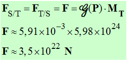 F = 3,5 E22 N