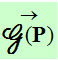 vecteur G (P)