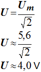 U = 4,0 V